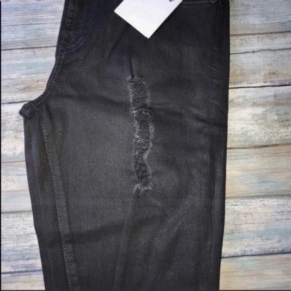 NWT 7 For All Mankind Charcoal Grey The Ankle Skinny - Picture 5 of 9